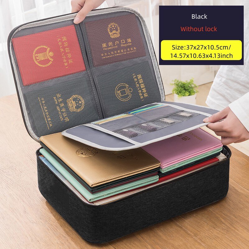 Document Storage Bag Organizer File Boxes Bins Basket Drawer Container Home Office Storage Organization Accessories Supplies