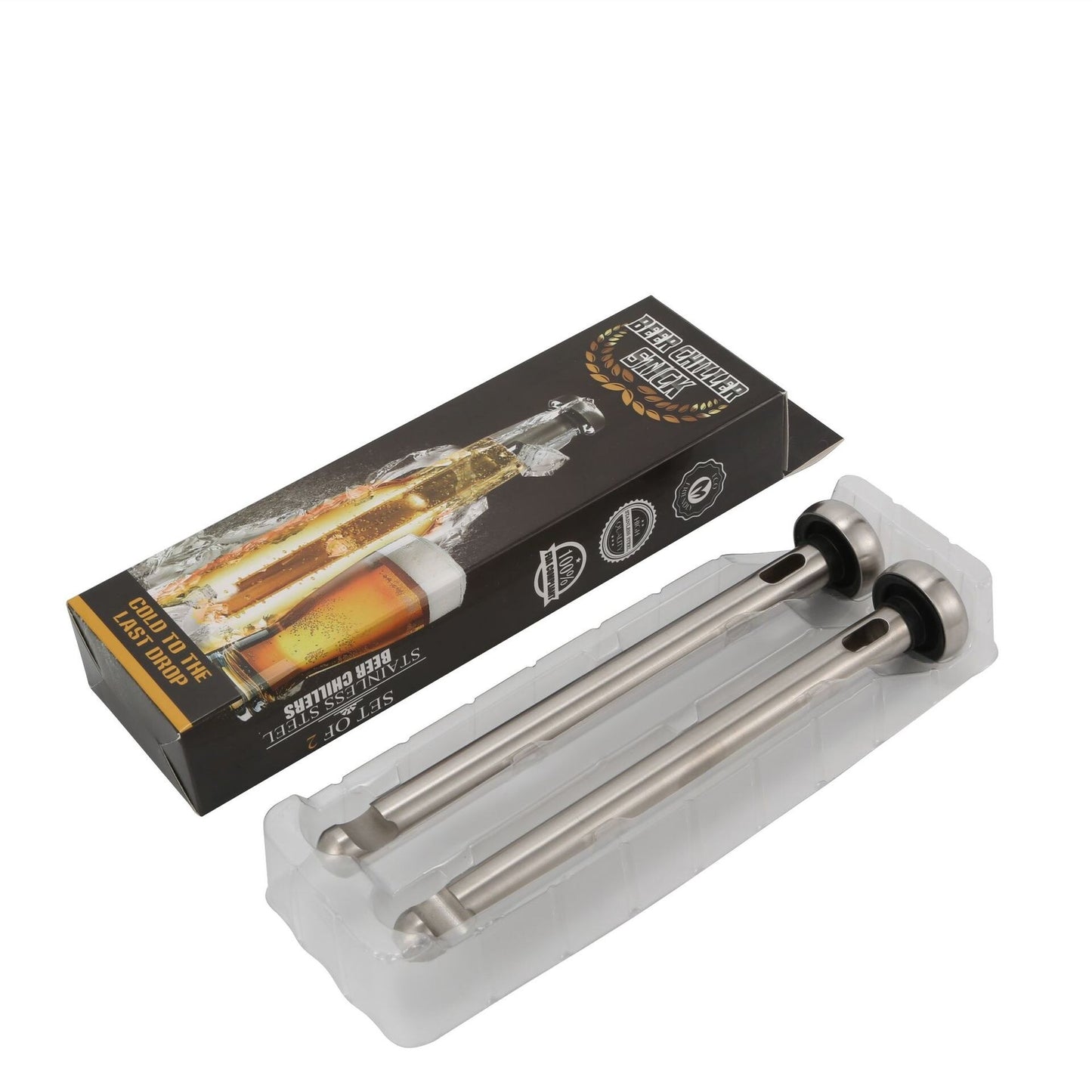 20Pcs Stainless Steel Beer Chiller Stick Beer Chiller Stick Portable Beverage Cooling Ice Cooler Beer Kitchen Tools