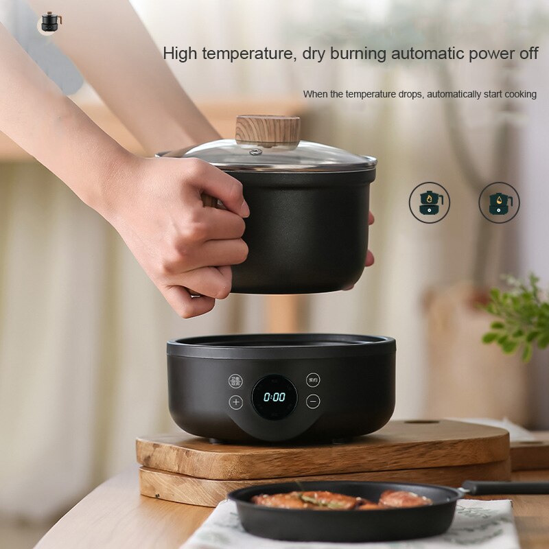 110V/220V Multifunction Cooker Household kitchen 1-2 People frying pan steamer Hot Pot Non-stick Pan Smart Electric Rice Cooker