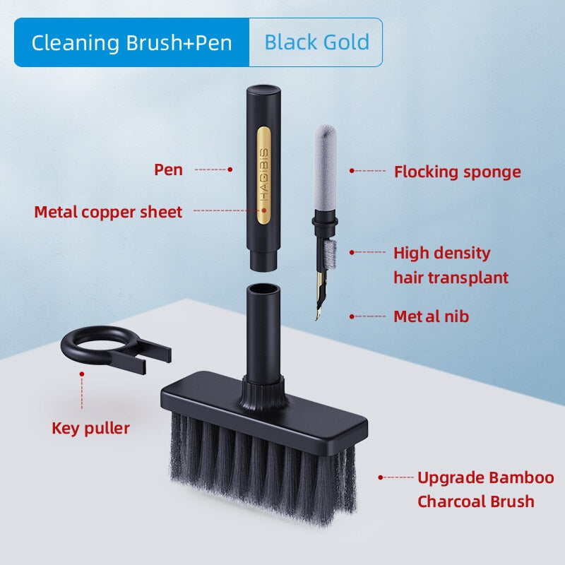 Hagibis Keyboard Cleaning Brush Computer Earphone Cleaning tools Keyboard Cleaner keycap Puller kit for PC Airpods Pro 1 2