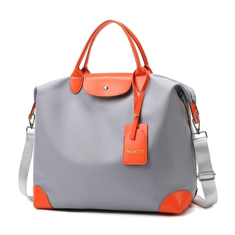 Casual Large-capacity Portable Travel Hand Bag Ladies Shoulder Tote Bag Luggage Light and Simple Sports Fitness Messenger Bag