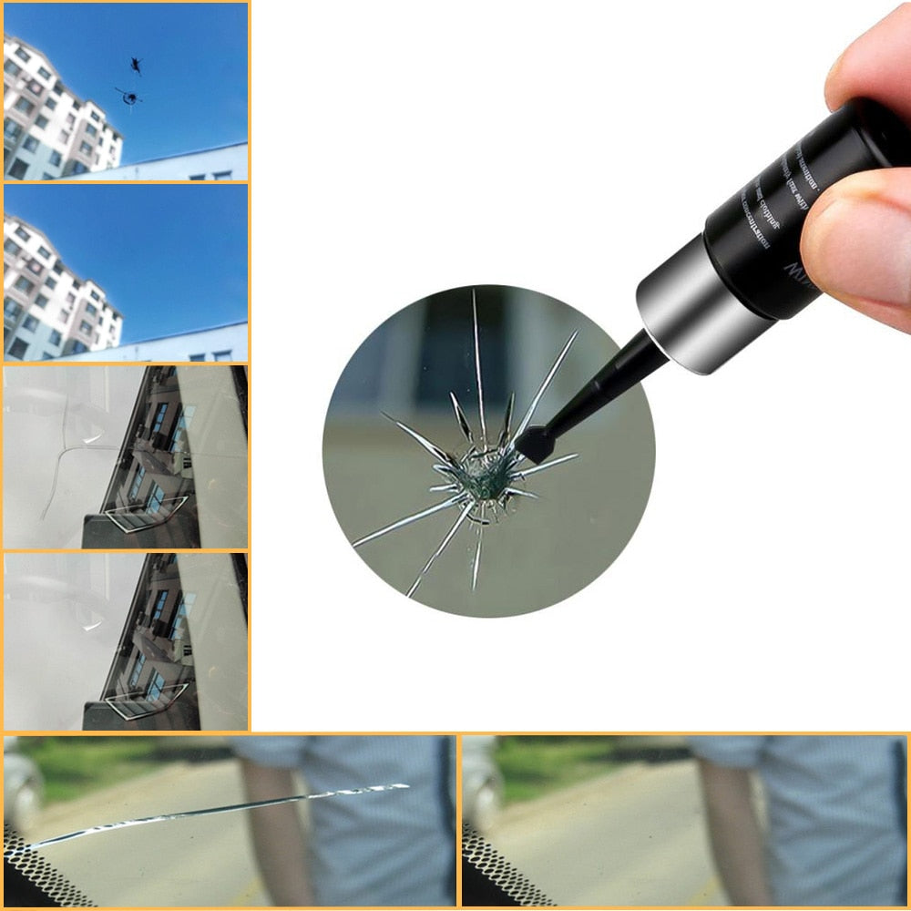 Windshield Repair Auto Glass Repairing Fluid Car Window Scratch Renovate Fixing Window Repair Tool Kit
