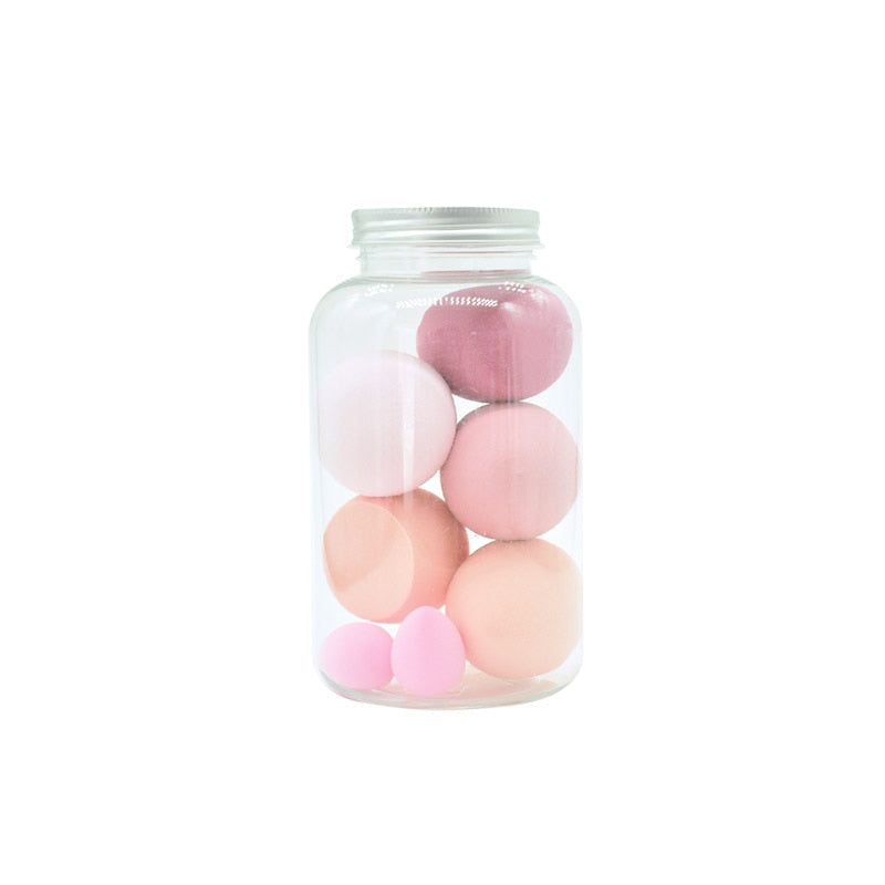 Different Sizes Makeup Sponge Dry&Wet Use Cosmetic Puff Sponge maquiagem Foundation Powder Blush Beauty Tools with Storage Box
