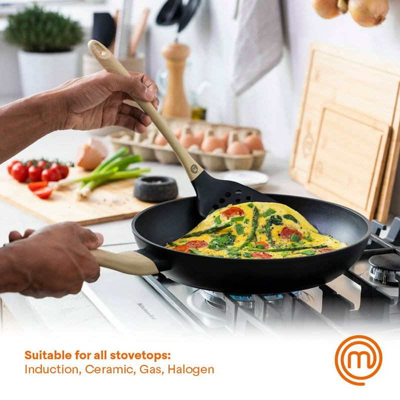 "Premium Non-Stick 3Pc Frying Pan Set - Perfect for any Cooking Task! 8"/10"/12" Fry Skillets"