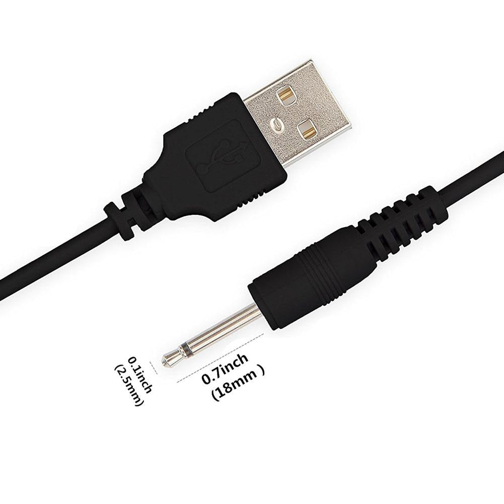 USB DC 2.5 Vibrator Charger Cable Cord for Rechargeable Adult Toys Vibrators Massagers Accessories Universal USB Power Supply