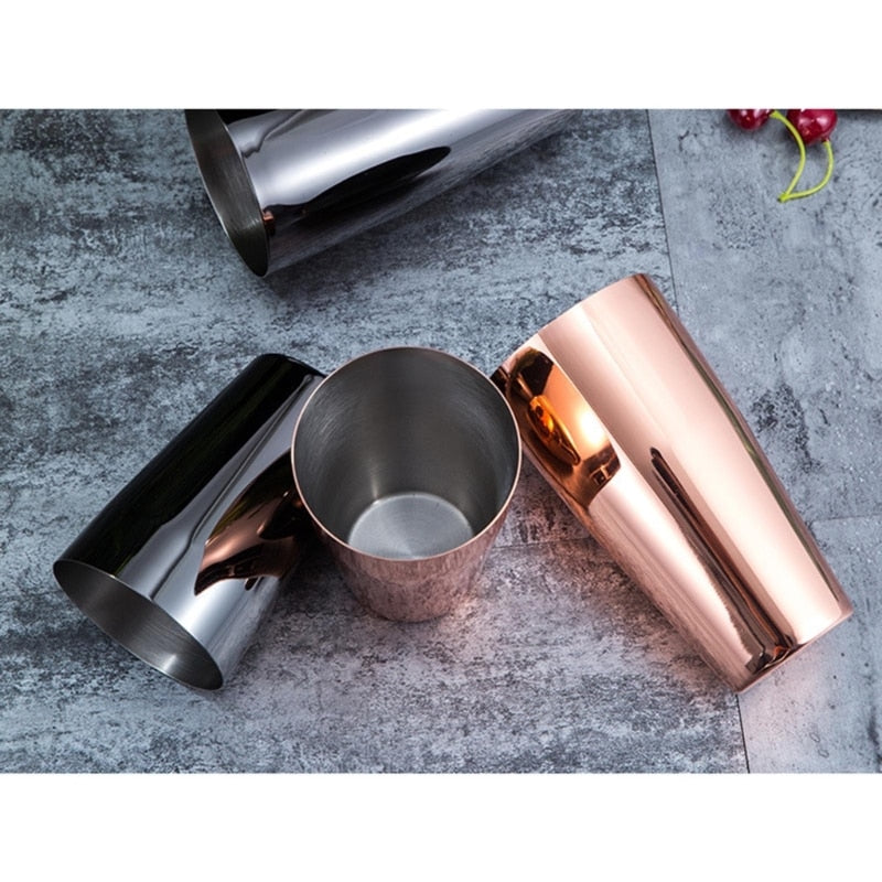 Stainless Steel Shaker-Cup Wine Beverage Mixer Wine Shaker-Cup Drink Mixer Container Bar Mixing Tool 820/550ml-Shaker