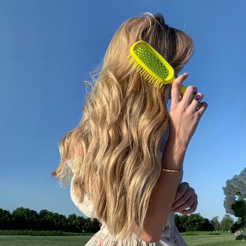 1pcs Wide Teeth Air Cushion Comb Pro Salon Hair Care Styling Tool Anti Tangle Anti-static Hairbrush Head Comb Hairdressing Tools