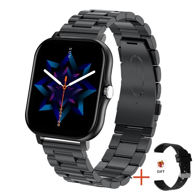 For Xiaomi Samsung Android Phone 1.69" Color Screen Full Touch Custom Dial Smart watch Women Bluetooth Call 2022 Smart Watch Men
