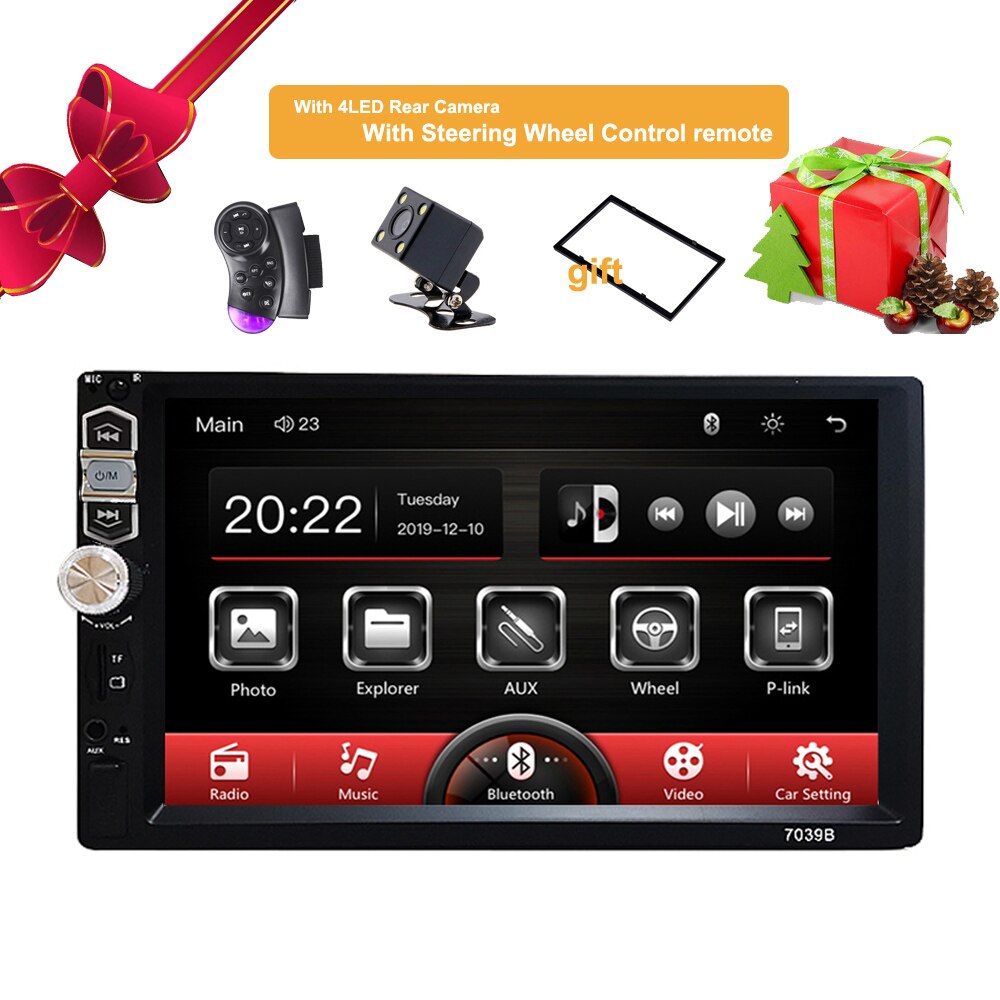 2 Din Car Radio 7" HD Touch Screen Audio Stereo Video MP5 For VIP Do Not Pay