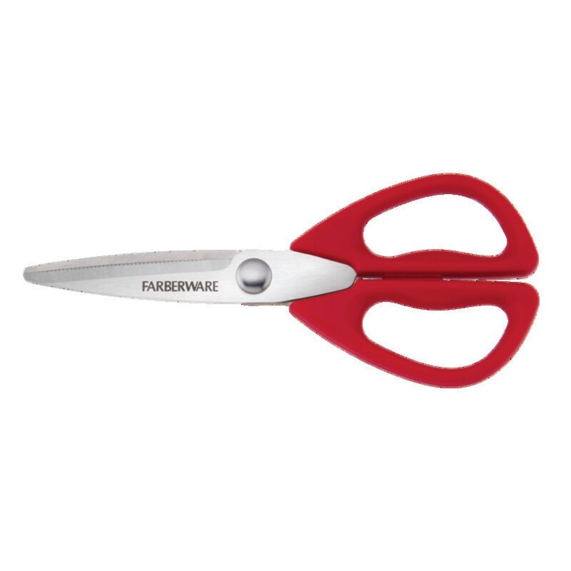 Farberware Edgekeeper 15-piece Stainless Steel Basic Red Knife Block Set knife kitchen chef knife knives