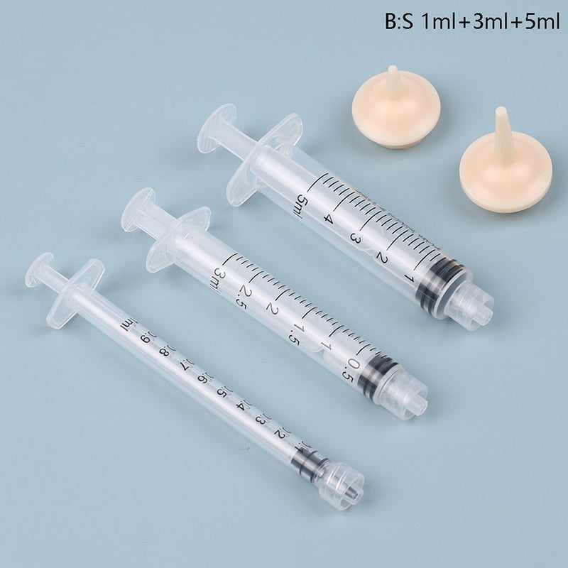1PCS 10ml 20ml Parrot Feeding Syringe Hose Parrots Bird Feeders Syringe High Quality Bird Feeder Balcony Syringe Hose Needle
