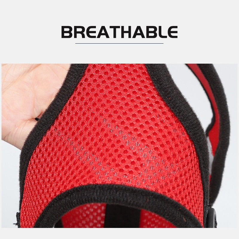 Polyester Mesh Cat Harness and Leash Set Breathable Kitten Collar Necklace Chihuahua Pug Small Dog Chest Strap Pet Accessories