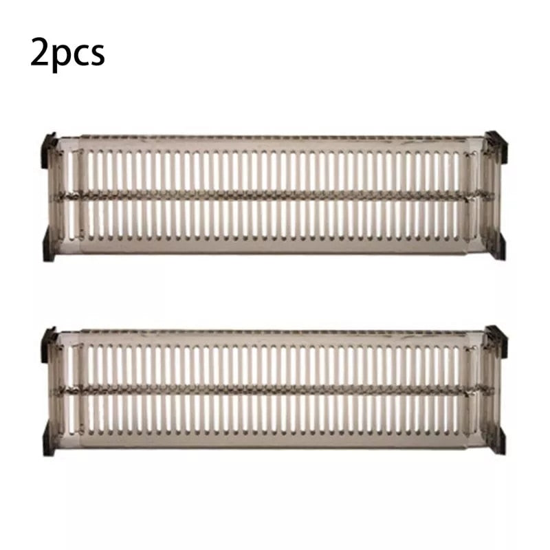 2pcs/set Durable Drawer Cabinet Storage Partition Divider Adjustable DIY Organizer Home Storage Storage Drawers Organization