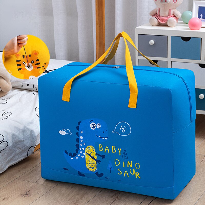 Kindergarten Quilt Storage Bag Cute Home Children Loaded Luggage Moving Packing Bag Portable Clothing Organization Bag