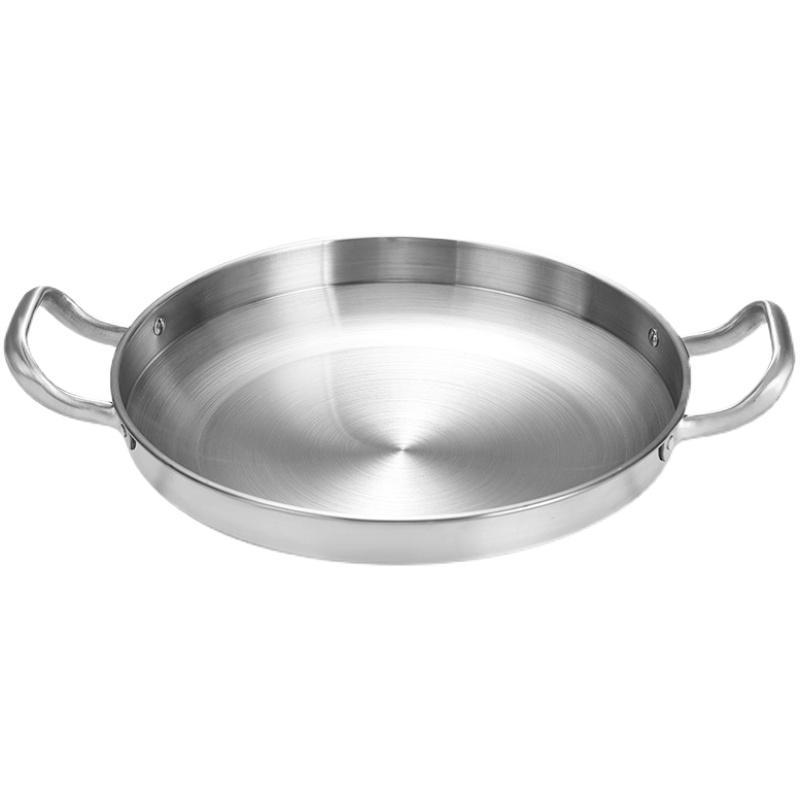 Stainless Steel Kitchen Pans Pots Cookware Sets Saucepan for Cooking Camping Home Utensil Dining Room Multifunctional Golden