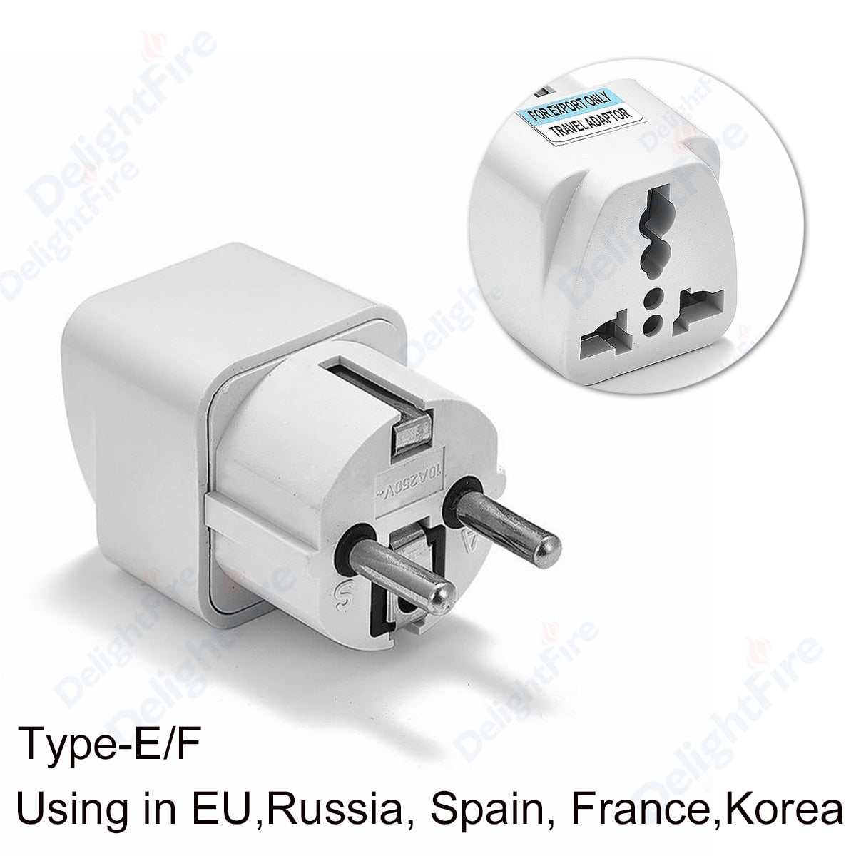 1pcs Universal AU UK US EU Plug Adapter US to EU Plug Converter Australian KR Euro Travel Adapter Power Electric Socket Outlet