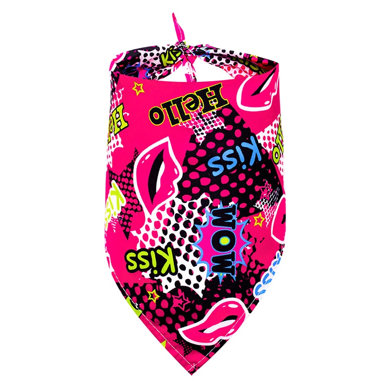 1 Pcs Dog Bandanas Summer Dog Accessories Cotton Pet Dog Bandana Scarf Small Dogs Cats Bibs Pet Accessories Bandanas For Dogs