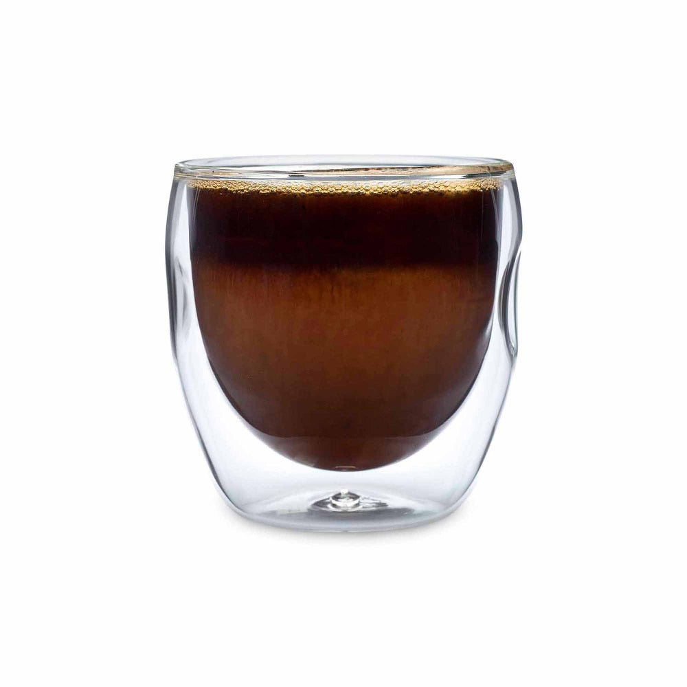 Double Wall 8 Oz Beverage Glasses Wine Glass Cup Free Shipping Drinkware Set of 8 Cocktail Whiskey Drinking Kitchen Dining Bar