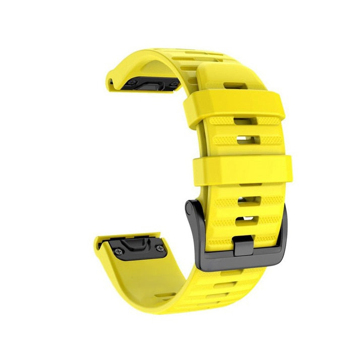 26 20 22 MM Watchband For Garmin Fenix 6 6X Pro 5 5S 5X Plus 3HR Fenix7 7X Silicone Quick Release Watch Easyfit Wrist Band Strap