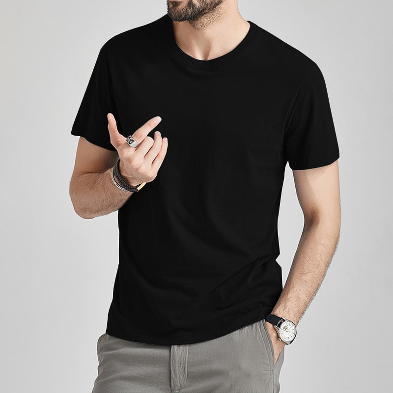 Free Ship T-Shirts Male Tshirts Men Summer Short Tee Shirt Women Plain Solid Cotton White Tees Top Female Tee Lady Brand MuLS