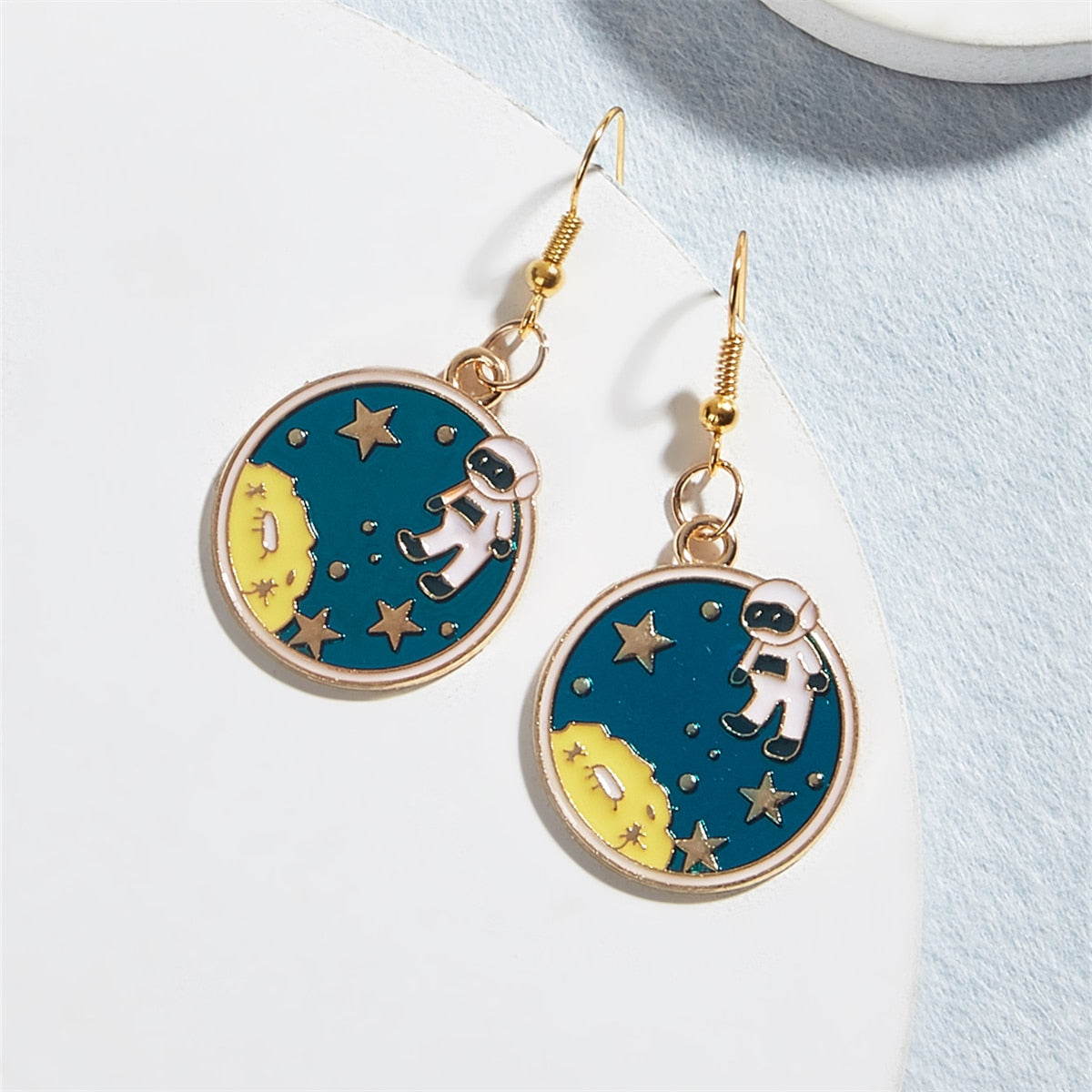 Trendy Cute Kitten Ear Hook Cartoon Girl Flower Cat Earrings Sweet and Fresh Texture Earrings pendientes pendientes colgantes