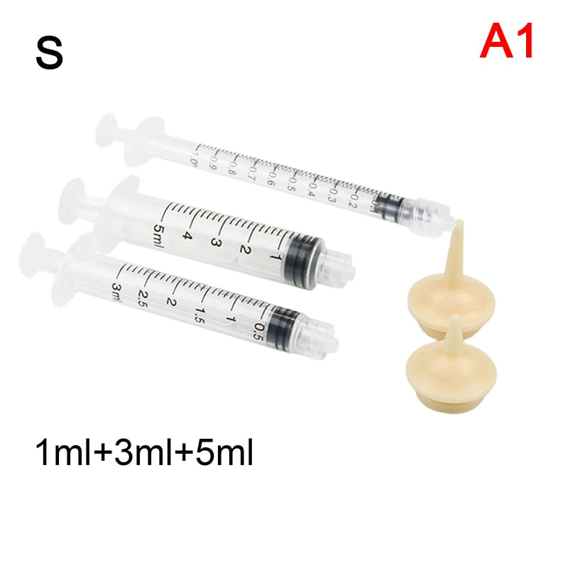 1PCS 10ml 20ml Parrot Feeding Syringe Hose Parrots Bird Feeders Syringe High Quality Bird Feeder Balcony Syringe Hose Needle