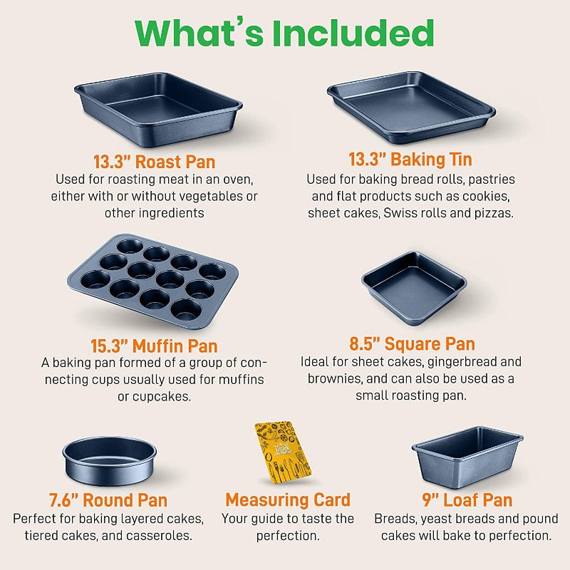 Pots & Pans Set – High-qualified Basic Kitchen Cookware Set, Non-Stick (20-Piece Set) pots and pans