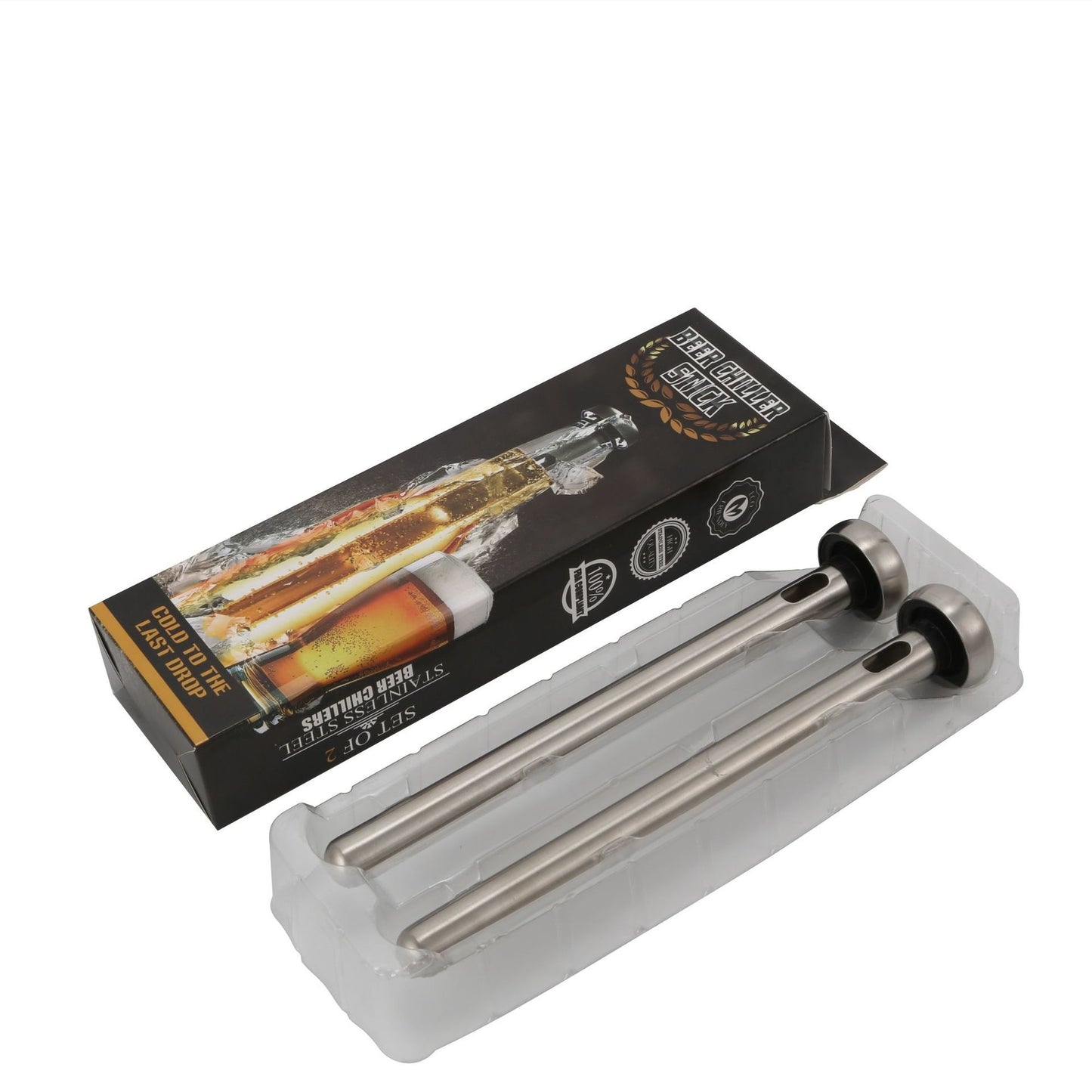 20Pcs Stainless Steel Beer Chiller Stick Beer Chiller Stick Portable Beverage Cooling Ice Cooler Beer Kitchen Tools