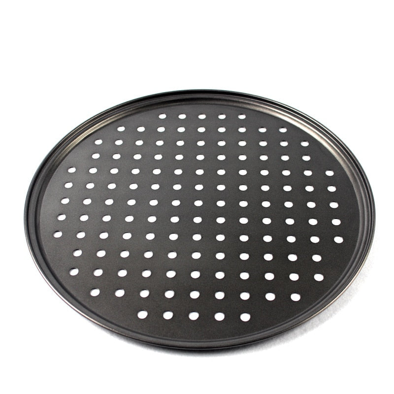 Non Stick Ro UndOven Tray Carbon Steel Perforated With Holes Cooking Plate Dishes Holder Baking Tool