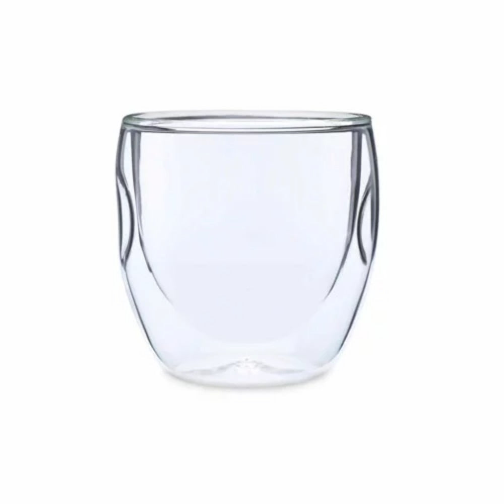 Double Wall 8 Oz Beverage Glasses Wine Glass Cup Free Shipping Drinkware Set of 8 Cocktail Whiskey Drinking Kitchen Dining Bar