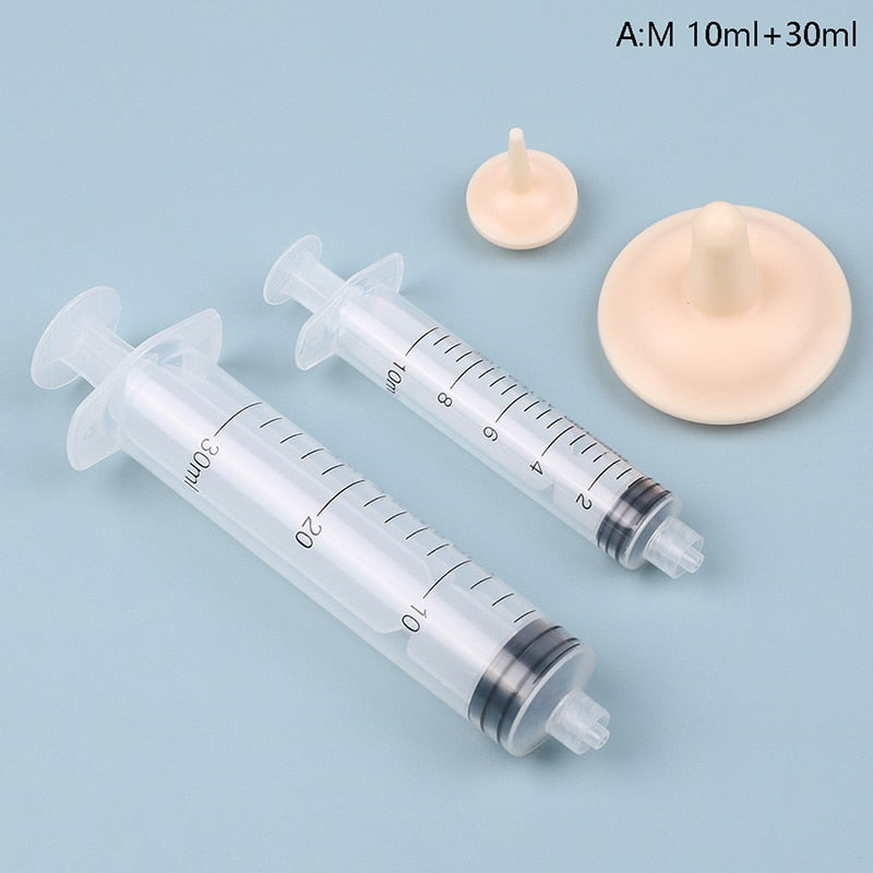 1PCS 10ml 20ml Parrot Feeding Syringe Hose Parrots Bird Feeders Syringe High Quality Bird Feeder Balcony Syringe Hose Needle