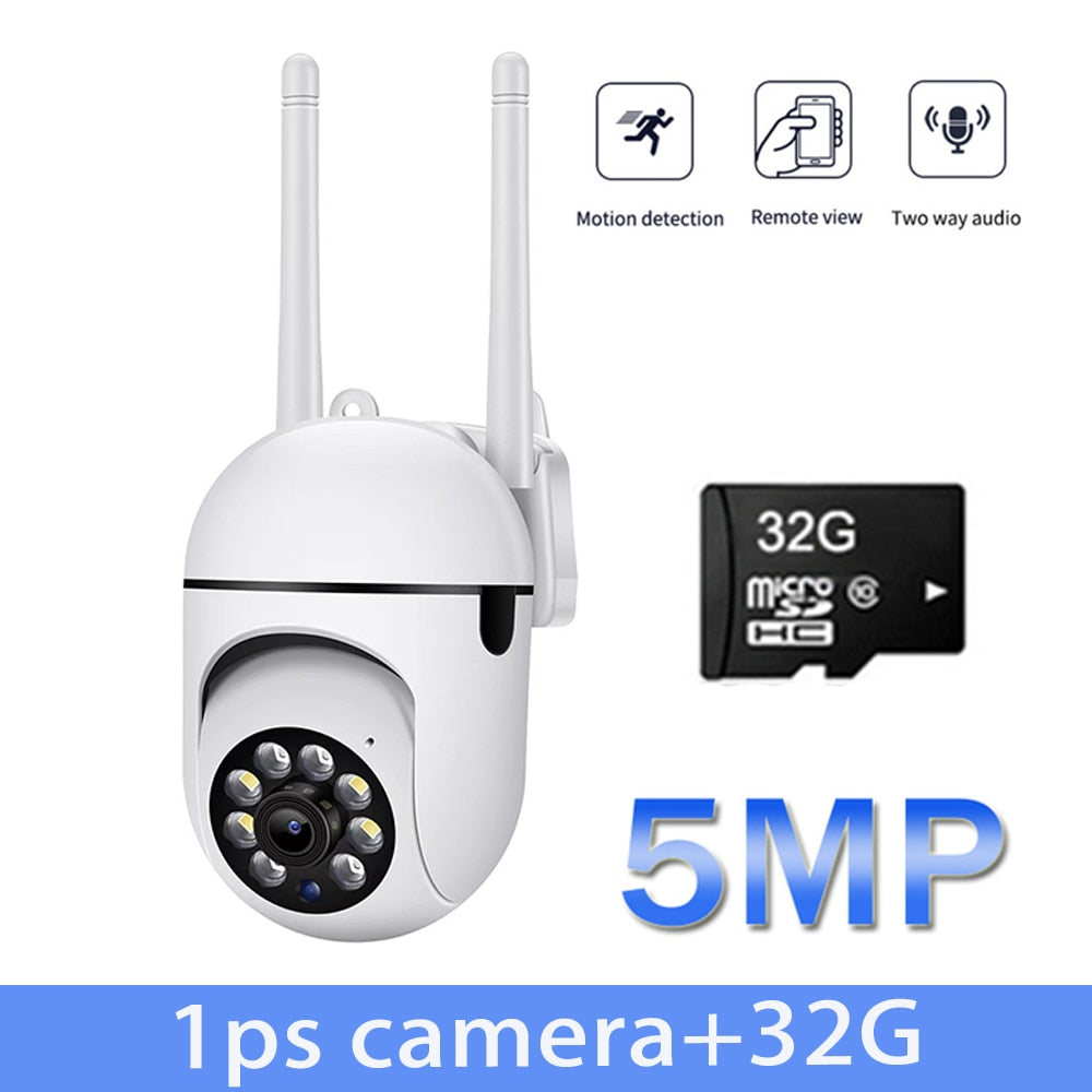 5G WiFi Surveillance Cameras 5MP IP Camera HD 1080P IR Full Color Night Vision Security Protection Motion CCTV Outdoor Camera