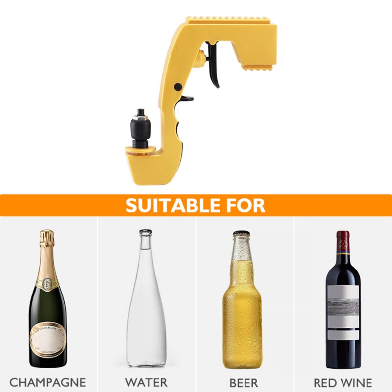Beer Gun Champagne Spray Gun Hot Sale Wine Bottle Stopper Wine Dispenser Bar Accessories Party Gift