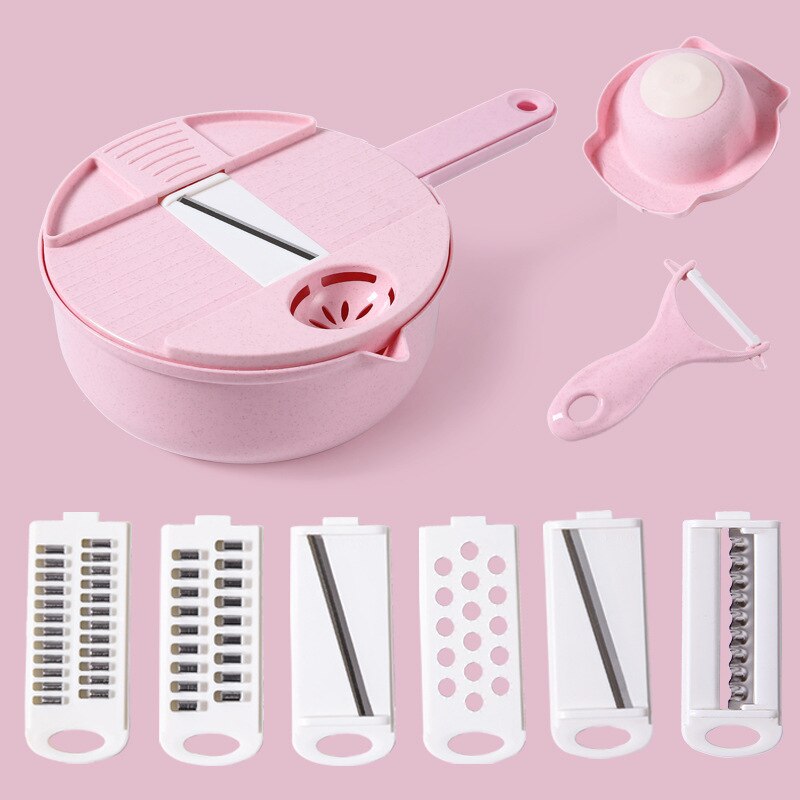 Multi-Function Salad Uten Vegetable Chopper Carrots Potatoes Manually Cut Shred Grater For Kitchen Convenience Vegetable Tool
