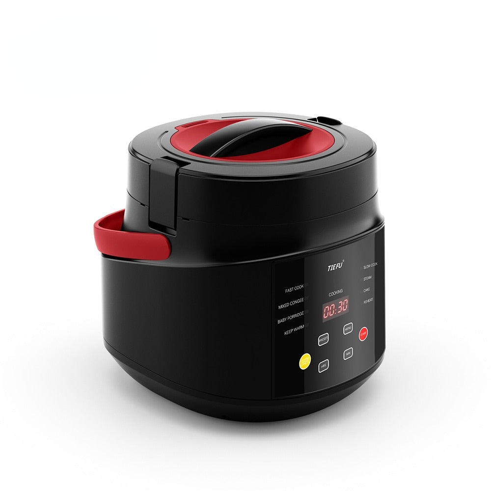 Electric Mini Rice Cooker MultiCooker Portable Car Rice Cooker 12V 24V Cooking Machine For Car and Truck English Menu