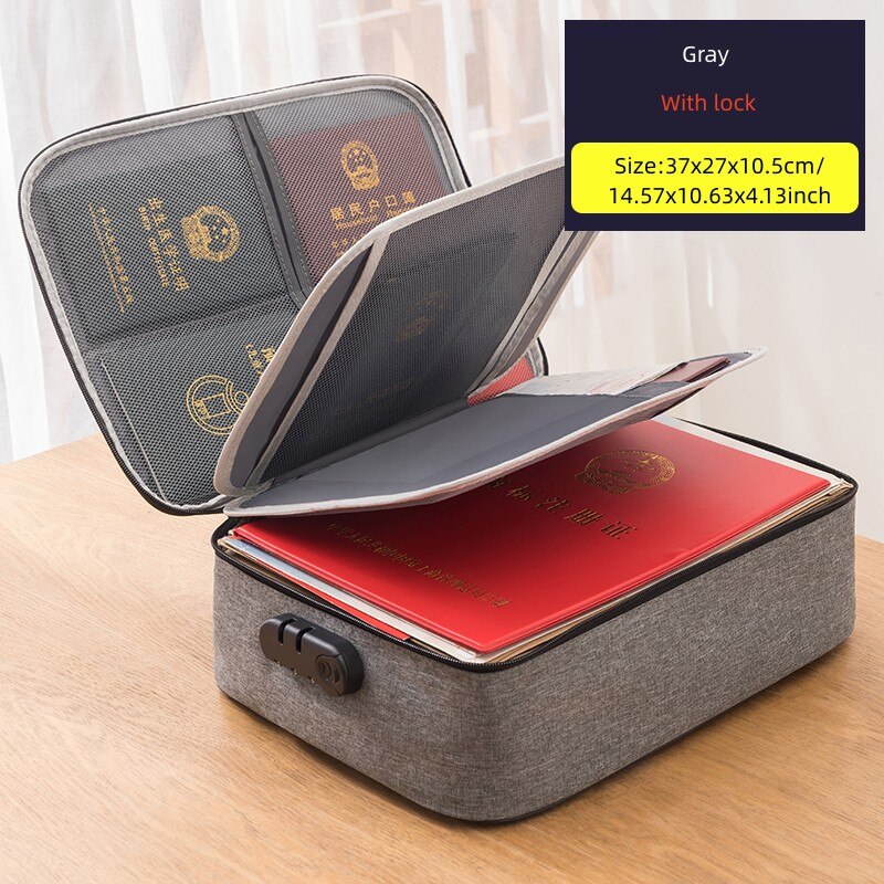 Document Storage Bag Organizer File Boxes Bins Basket Drawer Container Home Office Storage Organization Accessories Supplies