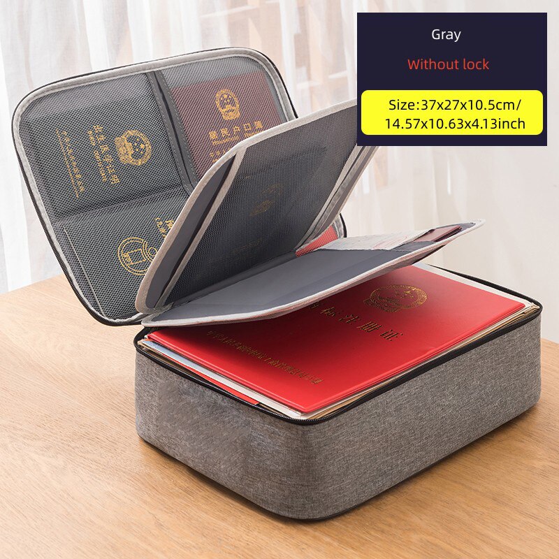 Document Storage Bag Organizer File Boxes Bins Basket Drawer Container Home Office Storage Organization Accessories Supplies