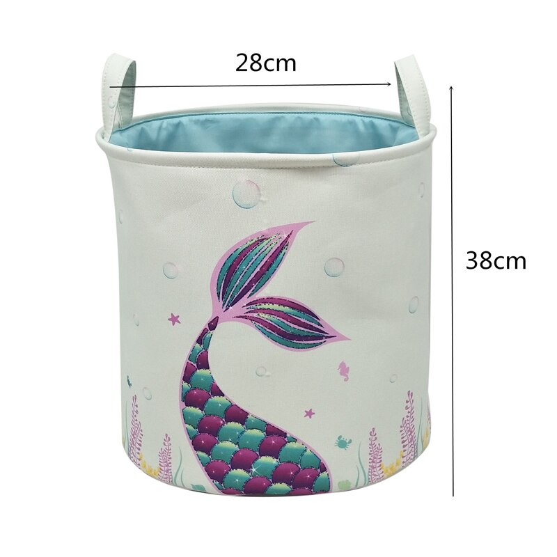 Clothing Laundry Baskets For Home Bathroom Cat Print Save Space Household Supplies Toy Storage Box Laundry Bucket