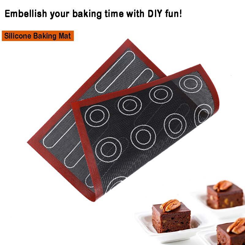 Perforated Silicone Baking Mat Non-stick Oven Sheet Liner Bakery Tools Pastry Macaron Pad For Cookies Kitchen Bakeware Accessory