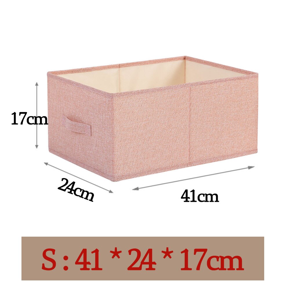 Style Foldable with Lid Clothes Storage Box Home Clothes Storage Bin Folding Storage Cabinet Kids Toys Fabric Organizer