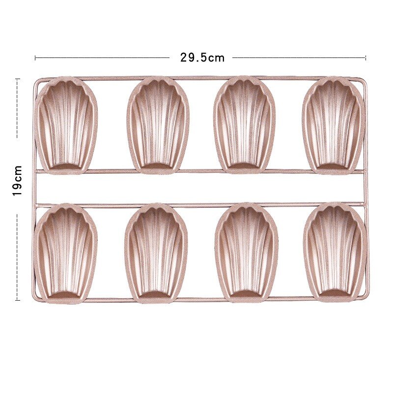 6/8/12 Cartoon Little Bear Madeline Pan, Non-Stick Cute Bear Muffin DIY Dessert Pastry Baking Decore Tools for Baking Tool