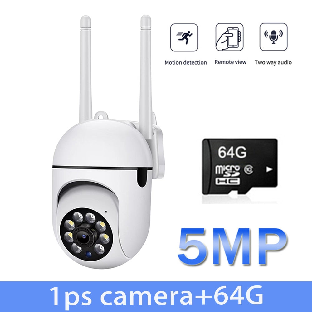 5G WiFi Surveillance Cameras 5MP IP Camera HD 1080P IR Full Color Night Vision Security Protection Motion CCTV Outdoor Camera