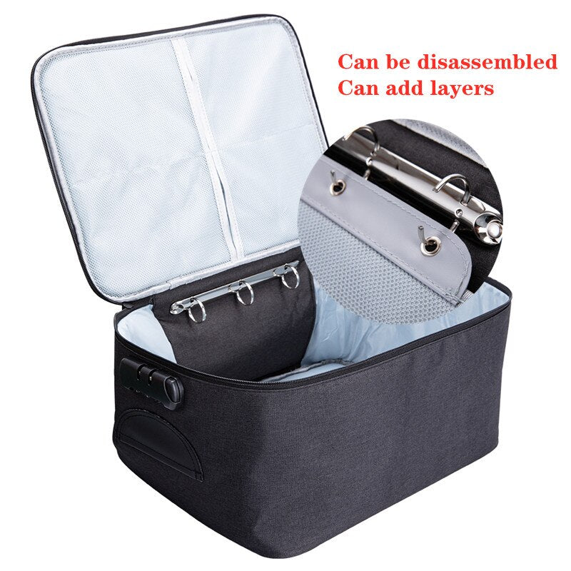 Document Storage Bag Organizer File Boxes Bins Basket Drawer Container Home Office Storage Organization Accessories Supplies