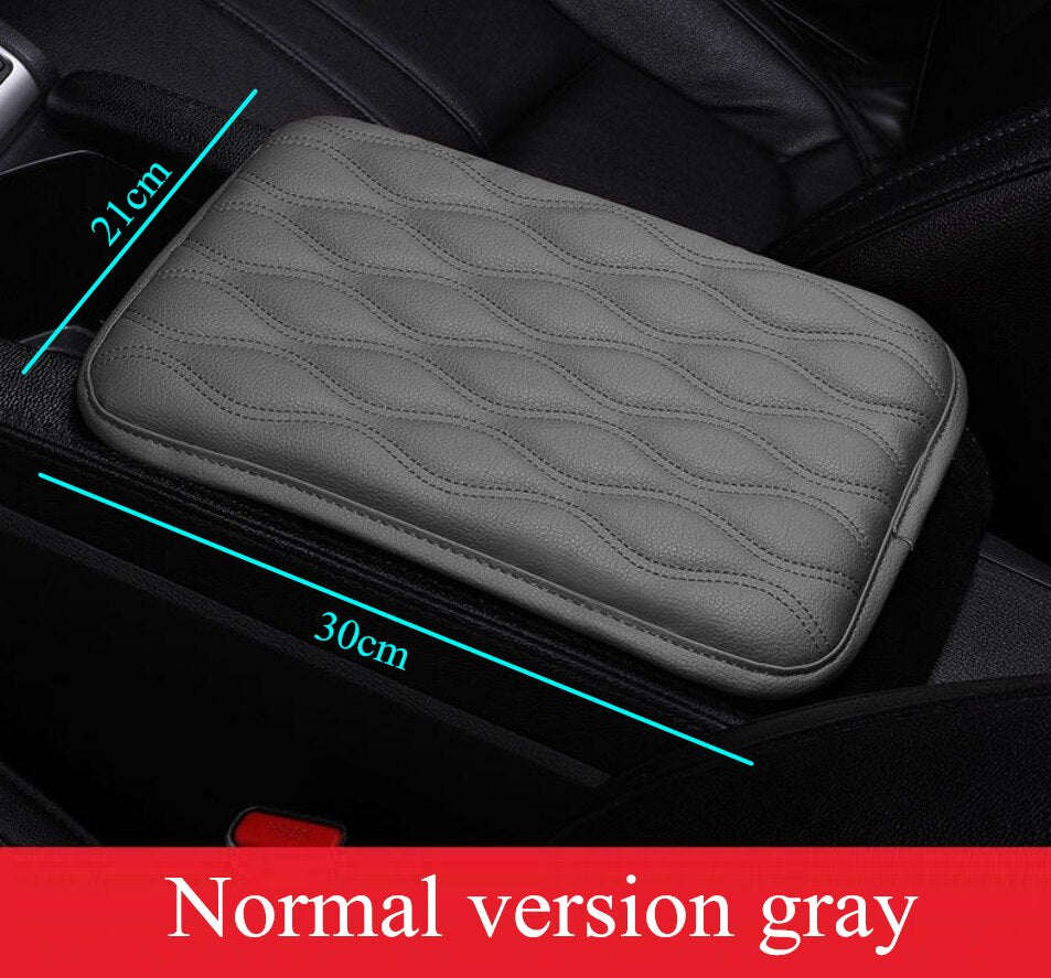 Car Armrest Pad Soft PU Leather Anti Scratch Universal Waterproof Box Cover Cushion Resistant Center Console Non Slip Arm Rest