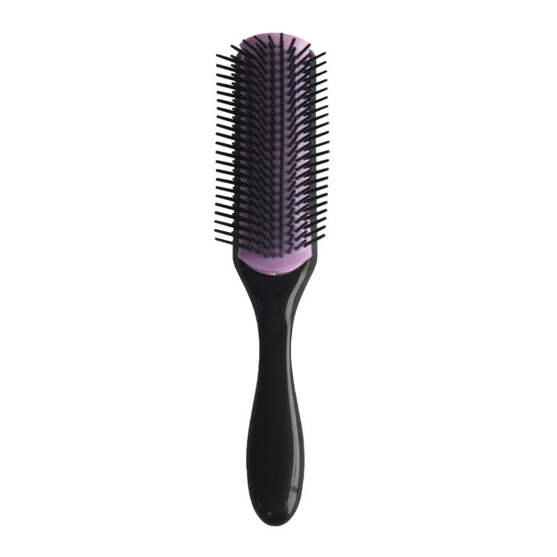 Hair Brush Rat 9 Massage Women Men Straight Curl Dry And Wet Professional Hairdressing Equipment Barber Tools For Salon