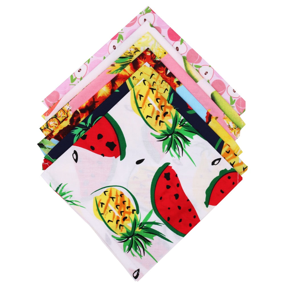 1 Pcs Dog Bandana Summer Dog Acccessories Fruit Printting Bandanas Scarf Small Dog Cat Puppy Bandanas/Bibs Pet Accessories S/M