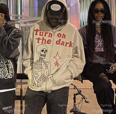 High Quality Bat Foaming Print Streetwear Large Teen Sweatshirt Harajuku Y2k Clothes Top Homie Hoodie Men Clothing Tracksuit Men