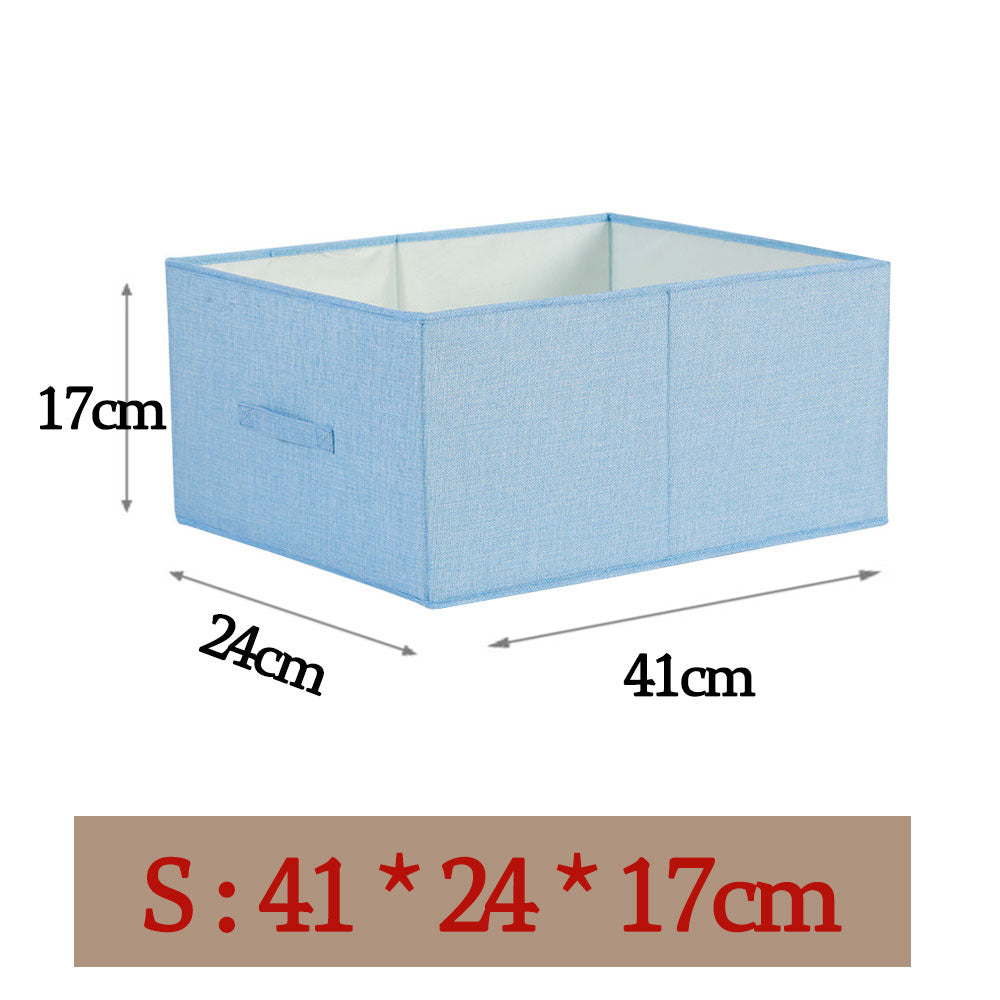 Style Foldable with Lid Clothes Storage Box Home Clothes Storage Bin Folding Storage Cabinet Kids Toys Fabric Organizer
