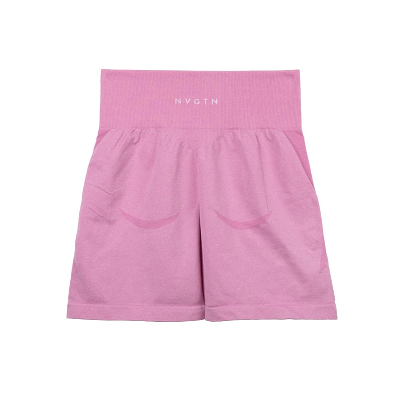 NVGTN Seamless Shorts for Women Push Up Booty Workout Shorts Fitness Sports Short Gym Clothing Yoga Shorts