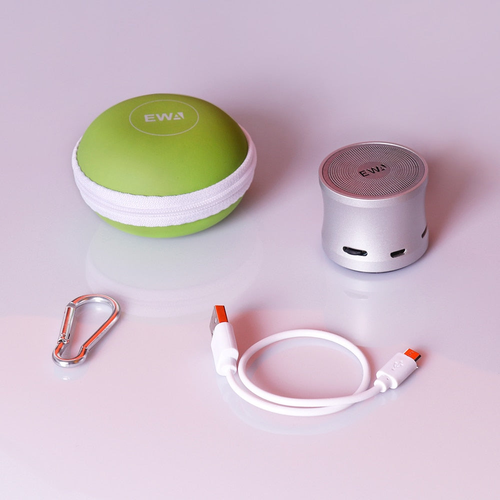 EWA A109Mini Wireless Bluetooth Speaker Big Sound & Bass for Phone/Laptop/Pad Support MicroSD Card Portable Loud Speakers 5.0